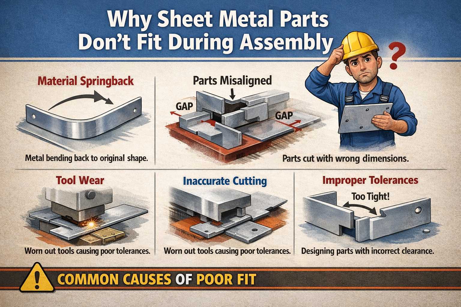 Why Sheet Metal Parts Don’t Fit During Assembly (And How To Fix It ...